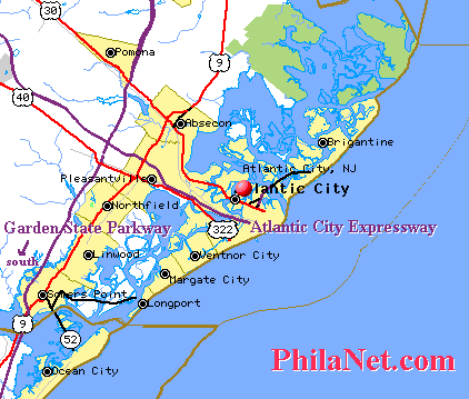 Atlantic City Expressway &
the Garden State Parkway